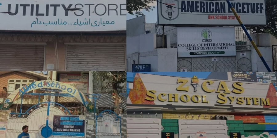 Utility Stores American Lycetuff Allied School Among 104 Sealed In Punjab Capital