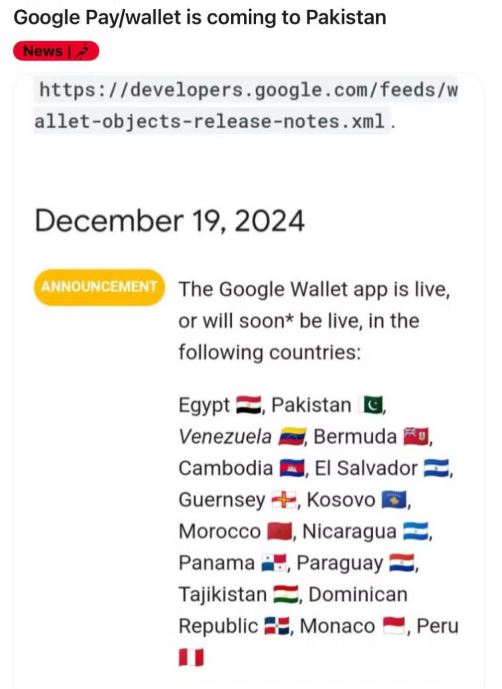 When Will Pakistani Users Get Access To Google Wallet 