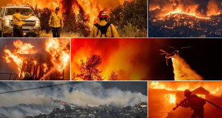 California Wildfires Wreak Havoc In Hollywood Hills Leaving 10 Dead And Widespread Destruction