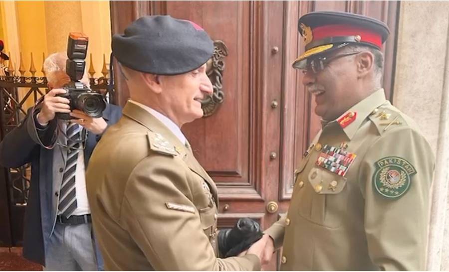 Cjcsc General Mirza Meets Italys Top Defense Officials For Strategic Talks