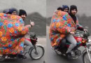 Faisalabad Bikers Go Viral For Beating This Biting Cold Weather With Desi Jugaad