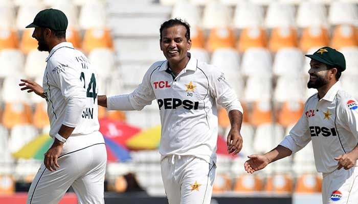 Noman Ali Becomes First Pakistani To Take A Test Hat Trick