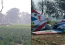 Pakistan Air Force Training Aircraft Crashes In Risalpur Pilot Feared Dead