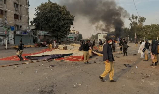 Protests By Mwm Aswj Continue In Karachi Amid Police Crackdown