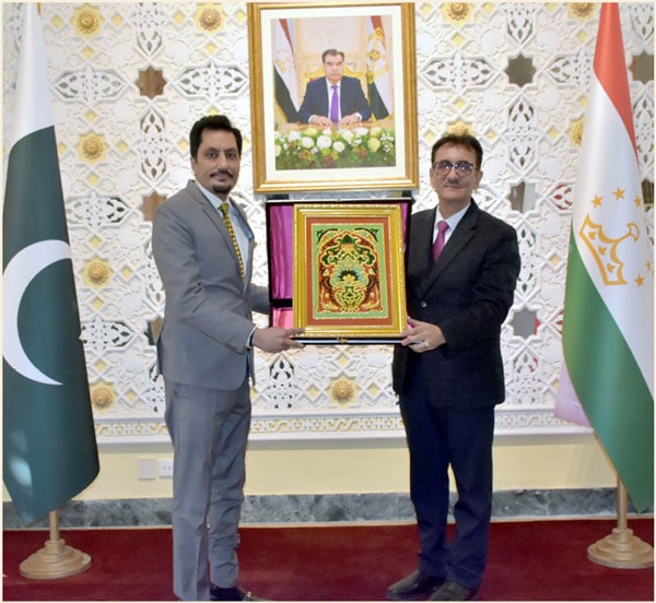 Tajik Envoy Sharifzoda Calls For Further Enhancing Trade Tourism With Pakistan For Greater Good Of Both Nations 