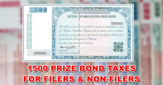 Rs1500 Prize Bond Taxes For Filers And Non Filers In Feb 2025
