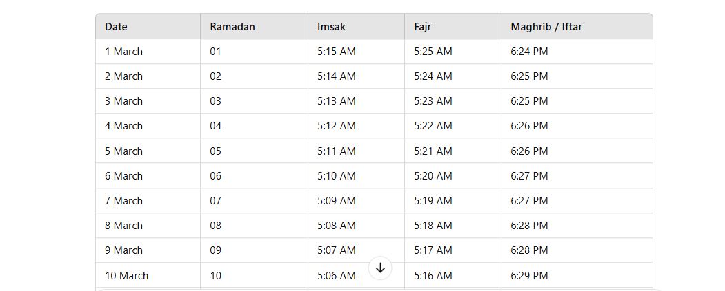 ramadan 2025 uae calendar ajman