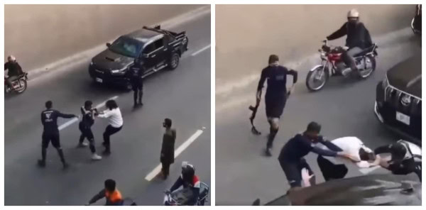 Lahore Canal Road Assault Case Police Arrest Guards After Video Goes Viral
