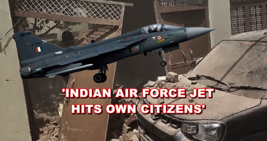 Indian Air Force Ridiculed After Bombing Own People Amid Tensions With Pakistan