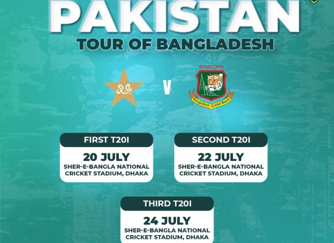 Pakistan To Visit Bangladesh For T20i Series