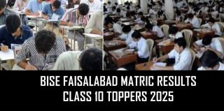 Bise Faisalabad Matric Toppers 2025 Class 10 Position Holders