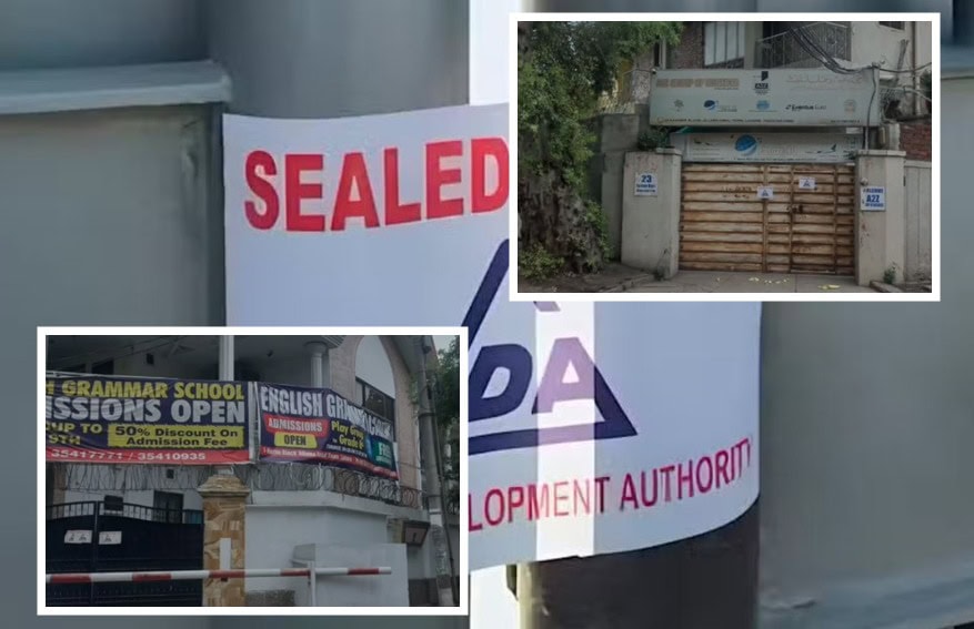 Decent Pharmacy English Grammar School Among 63 Sealed In Lahore