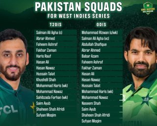 Pakistan Name Squads For T20i Odi Series Against West Indies