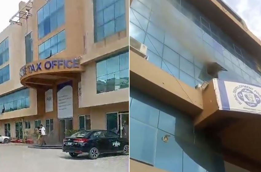 Panic At Fbrs Corporate Tax Office After Fire Engulfs Rdf Plaza Floors
