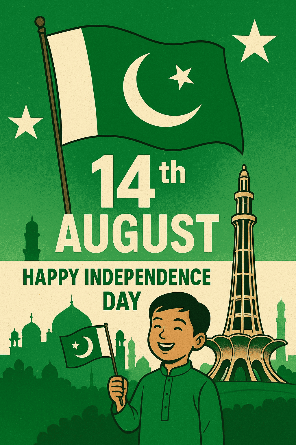 14 August Whatsapp Tiktok Status Stories Wishes Download 2025 Independence Day 
