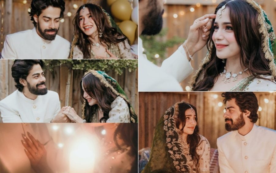 Aima Baig Zain Ahmads Wedding Pictures Leave Fans In Awe