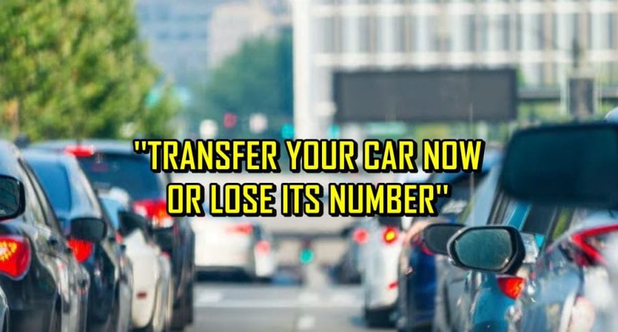 Alert Car Numbers Not Transferred By Sept 1 To Revert To Previous Owners