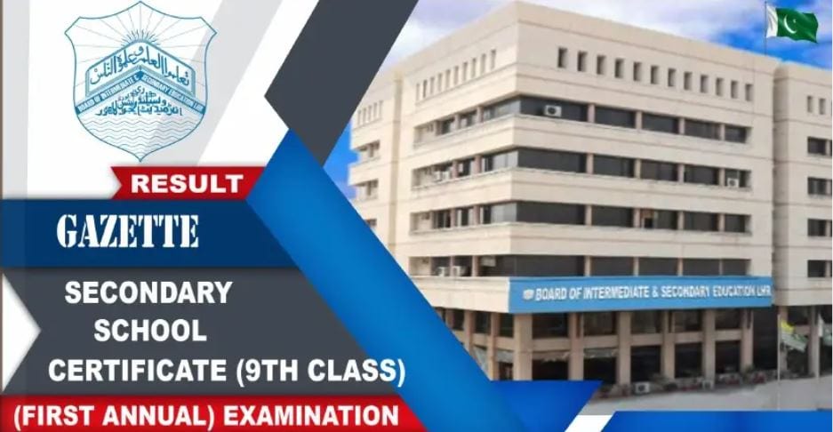 Bise Lahore Class 9 Results 2025 