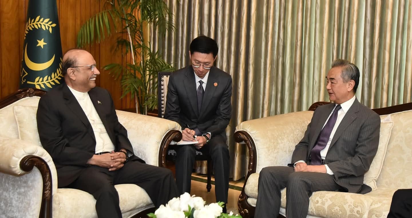 Chinese Fm Calls Sino Pak Friendship Model Of Trust Cooperation In Meeting With Zardari 
