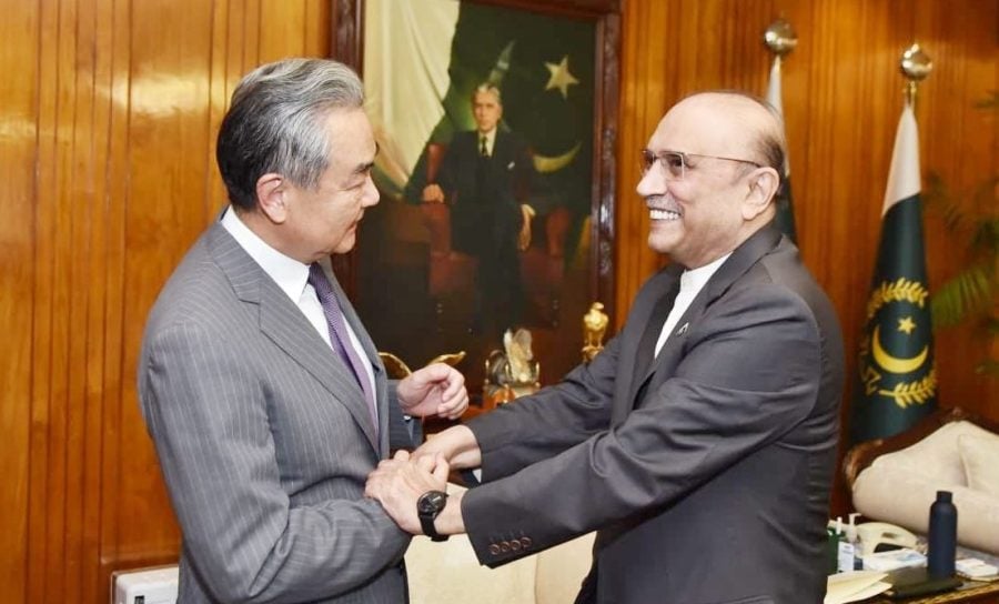Chinese Fm Calls Sino Pak Friendship Model Of Trust Cooperation In Meeting With Zardari