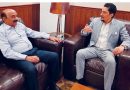 Faisal Malik Meets Mubeen Jumani Discusses Flood Relief Efforts