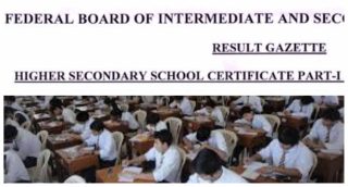 Fbise Hssc Part 1 Results Gazette 2025 Pdf Download