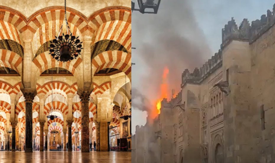 Fire breaks out at Spain’s Iconic Mosque–Cathedral of Córdoba