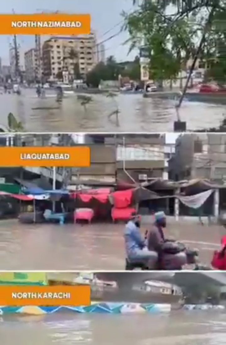 In Pictures Karachi Reels From Urban Flooding Chaos After Heavy Rains 