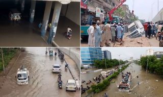 Karachi Paralyzed As Monsoon Rains Trigger Citywide Emergency