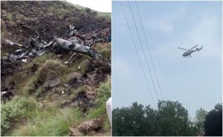 Kp Government Helicopter Reported Missing Amid Flood Crisis