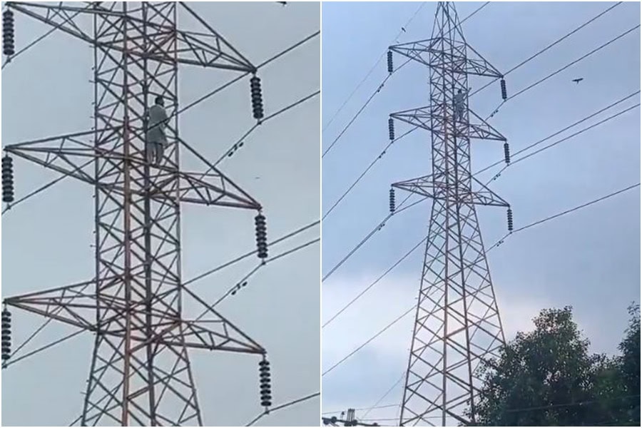 Lahore Man Climbs Tower Near Model Town After Argument With Wife