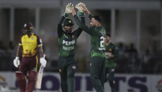 Nawaz Saim Guide Pakistan To 14 Run Victory Over Windies In T20i Opener