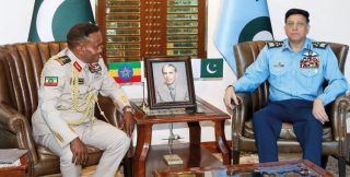 Pakistan Ethiopian Air Chiefs Discuss Professional Interests