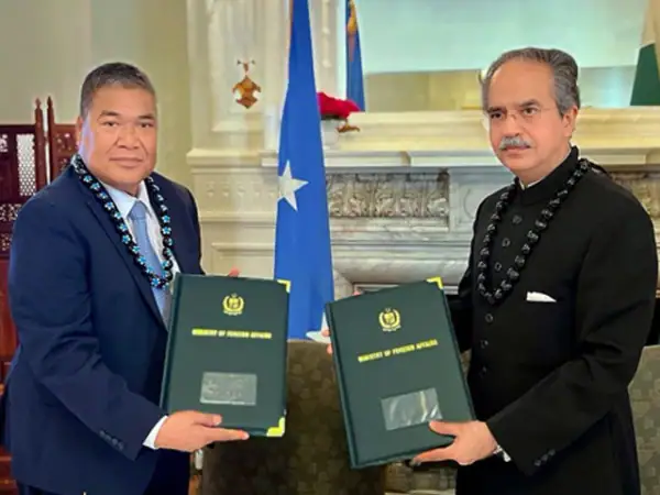 Pakistan Formally Establishes Diplomatic Ties With Micronesia
