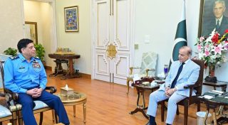 Pm Shehbaz Hails Paf As Iron Wall Defending Pak Skies In Meeting With Air Chief