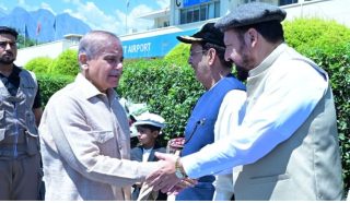 Pm Shehbaz Visits Gilgit Baltistan To Assess Flood Damage Due To Recent Monsoon