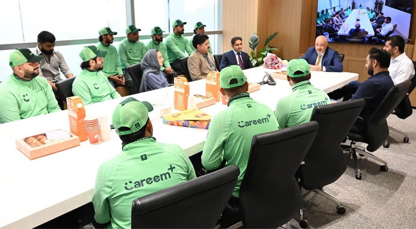 Ambassador Faisal Niaz Tirmizi Meets Careem Captains In Dubai 