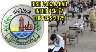 Bise Faisalabad Inter Part 2 Class 12 Results 2025 Position Holders