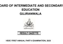 Bise Gujranwala Complete Results 2025 Of Intermediate Part 2 Pdf Download