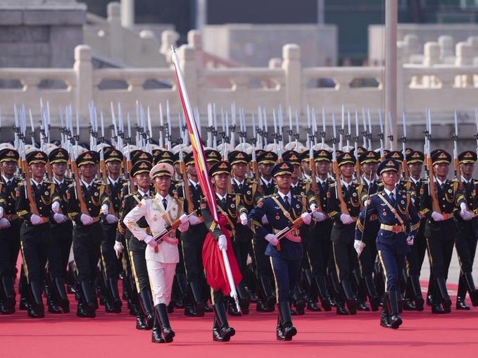 China Flexes Military Muscle At Huge Parade In Beijing