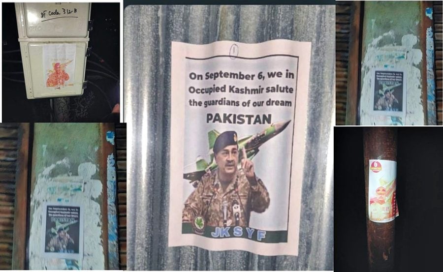 Indian Occupied Kashmir Comes Alive With Pakistan Army Posters On Defence Day