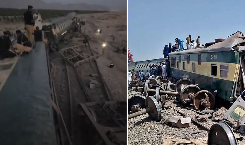 Jaffar Express Train Derails After Blast On Track In Balochistans Mastung