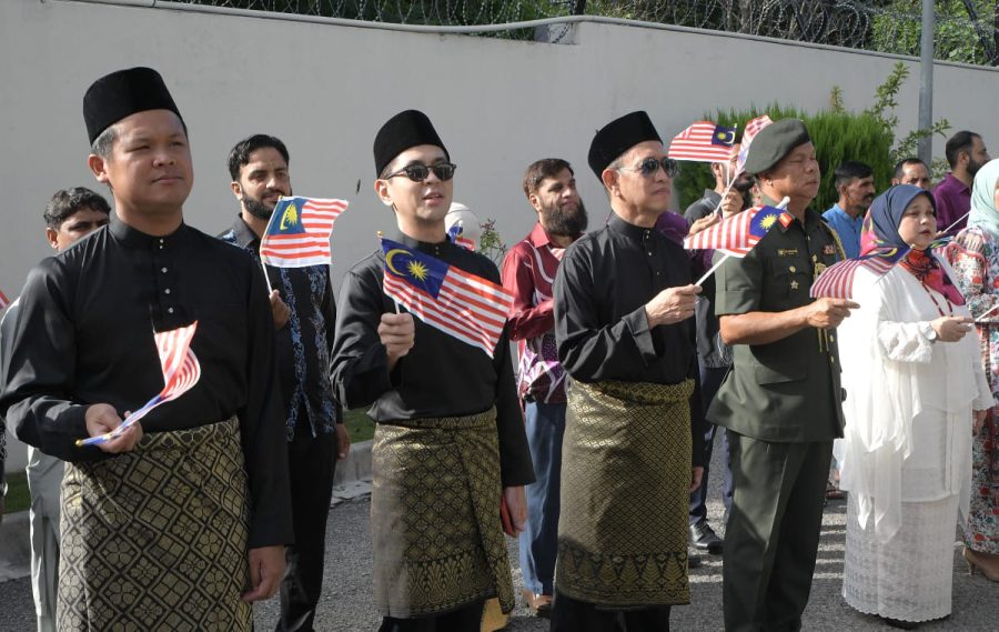 Malaysia Marks 68th National Day With Flag Raising Ceremony In Islamabad