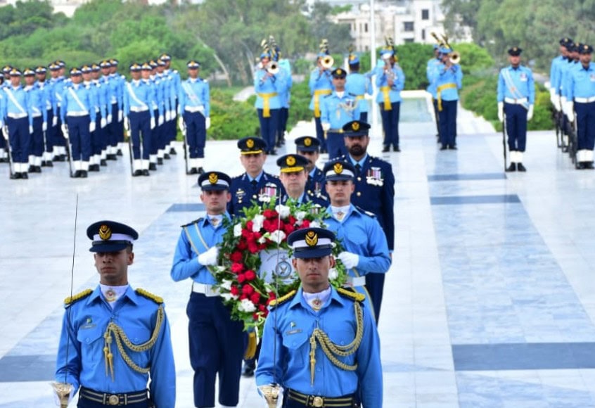 Paf Cadets Renew Pledge Of Sacrifice Duty At Quaids Mausoleum On Defence Day 