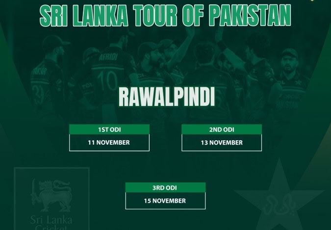 Pakistan To Host Sri Lanka For Odi Series In November