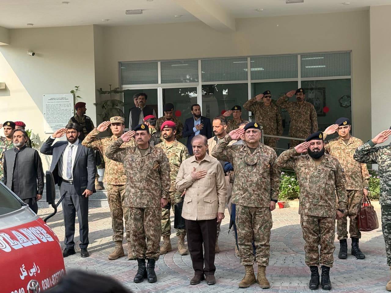 Pm Shehbaz Army Chief Asim Munir Join Hands In Bannu To Lead War On Terror 