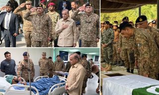 Pm Shehbaz Army Chief Asim Munir Join Hands In Bannu To Lead War On Terror