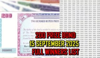 Rs200 Prize Bond Draw103 15 September 2025 Full Winners List Pdf Download