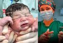 Unstoppable Baby Born Holding Moms Contraceptive Device In Hand