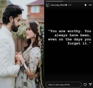 Aima Baig Zain Ahmed Address Separation Rumours On Social Media 
